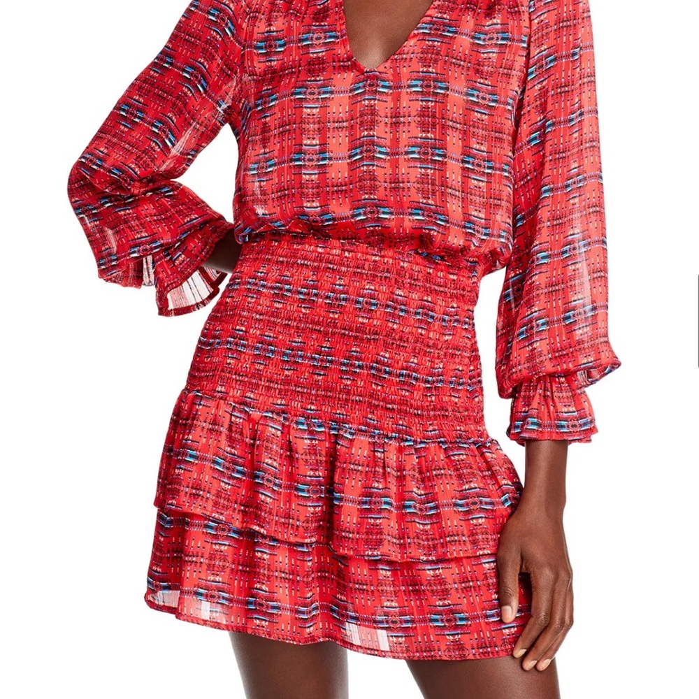 Red Women’s long sleeve and skirt set